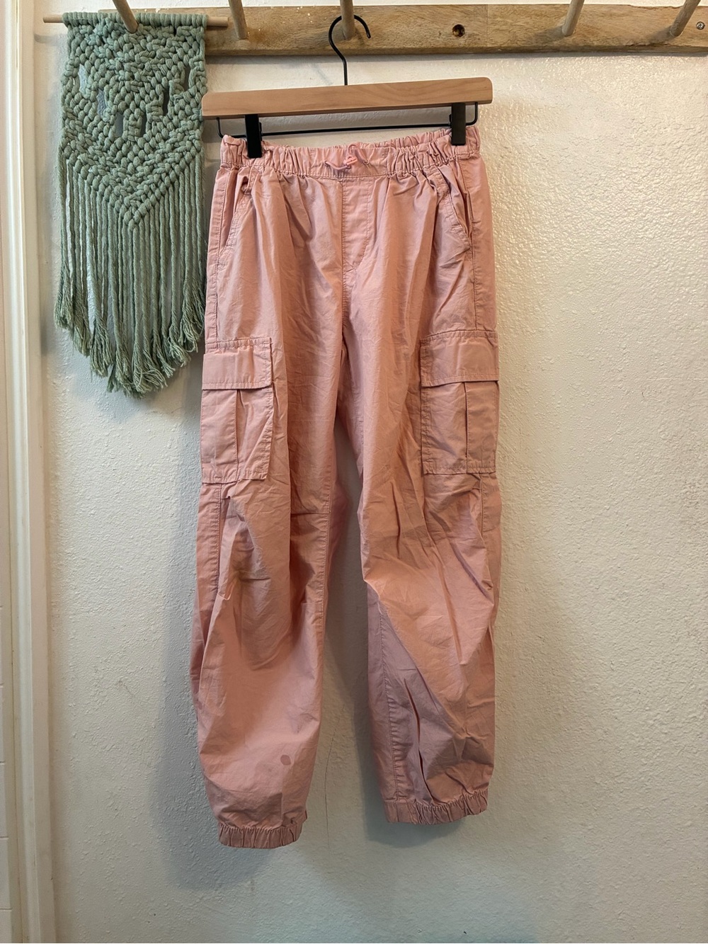 GAP Pink Cargo Jogger Pants